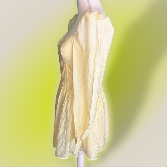 NWT ASTR The Label ‘Carina Open Back Mini Dress’ in “Butter” Yellow Size XS - Picture 13 of 16